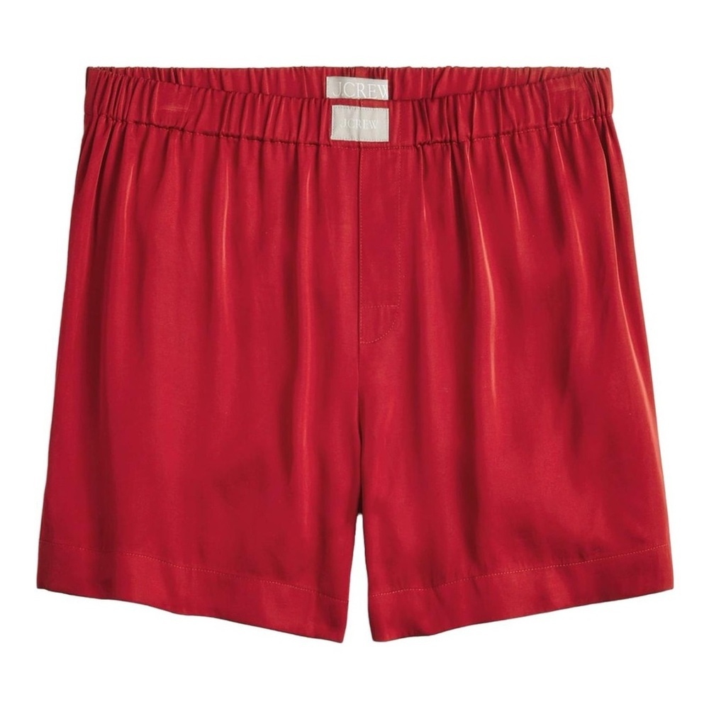 J.Crew Soft Shine Boxer Short Women's Size Medium 100% Viscose​